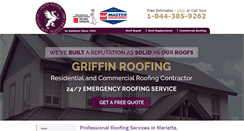 Desktop Screenshot of griffinroof.com